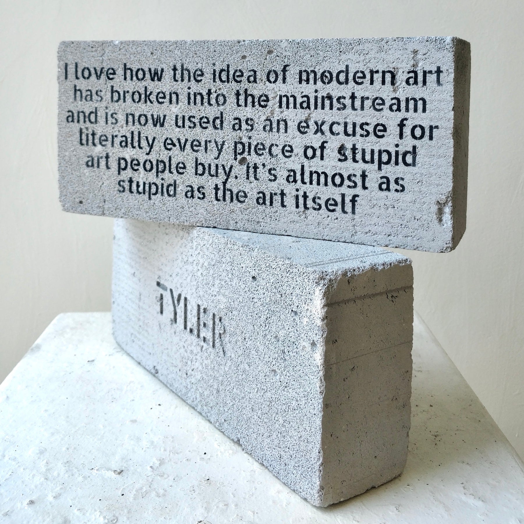 The Idea Of Modern Art | Art Brick by Tyler