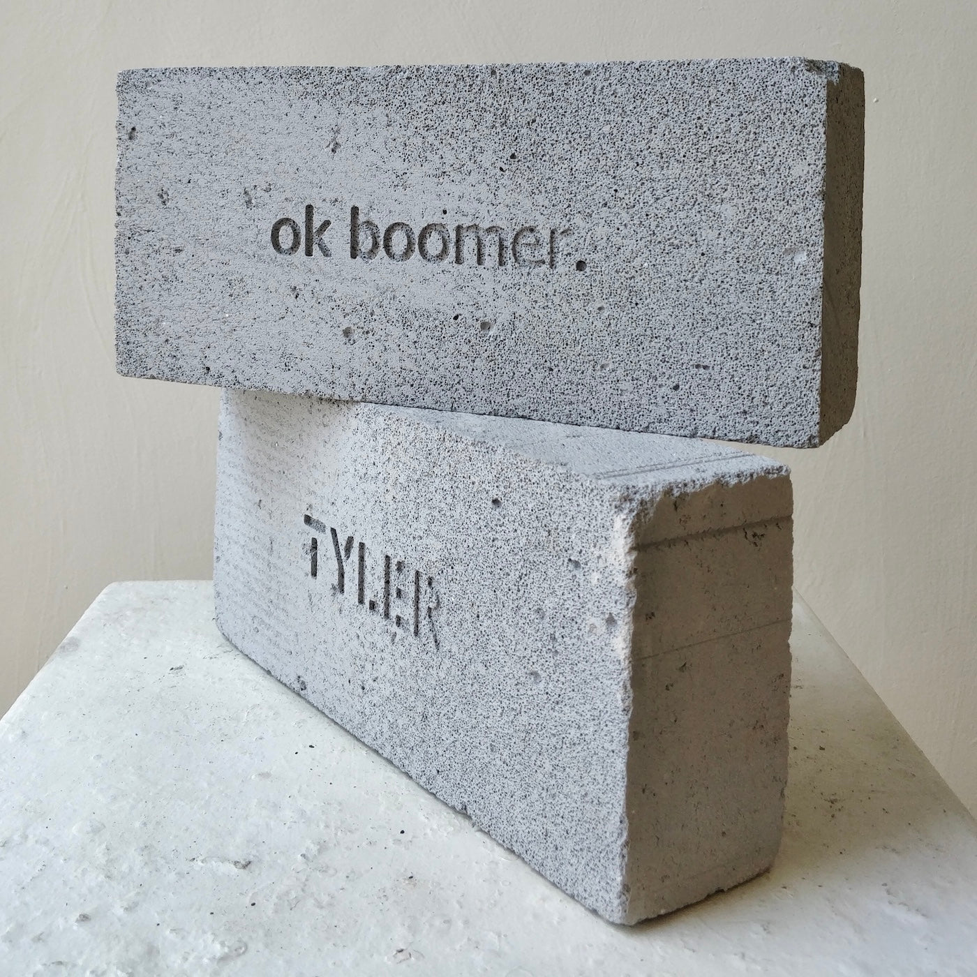 Ok Boomer | Art Brick by Tyler