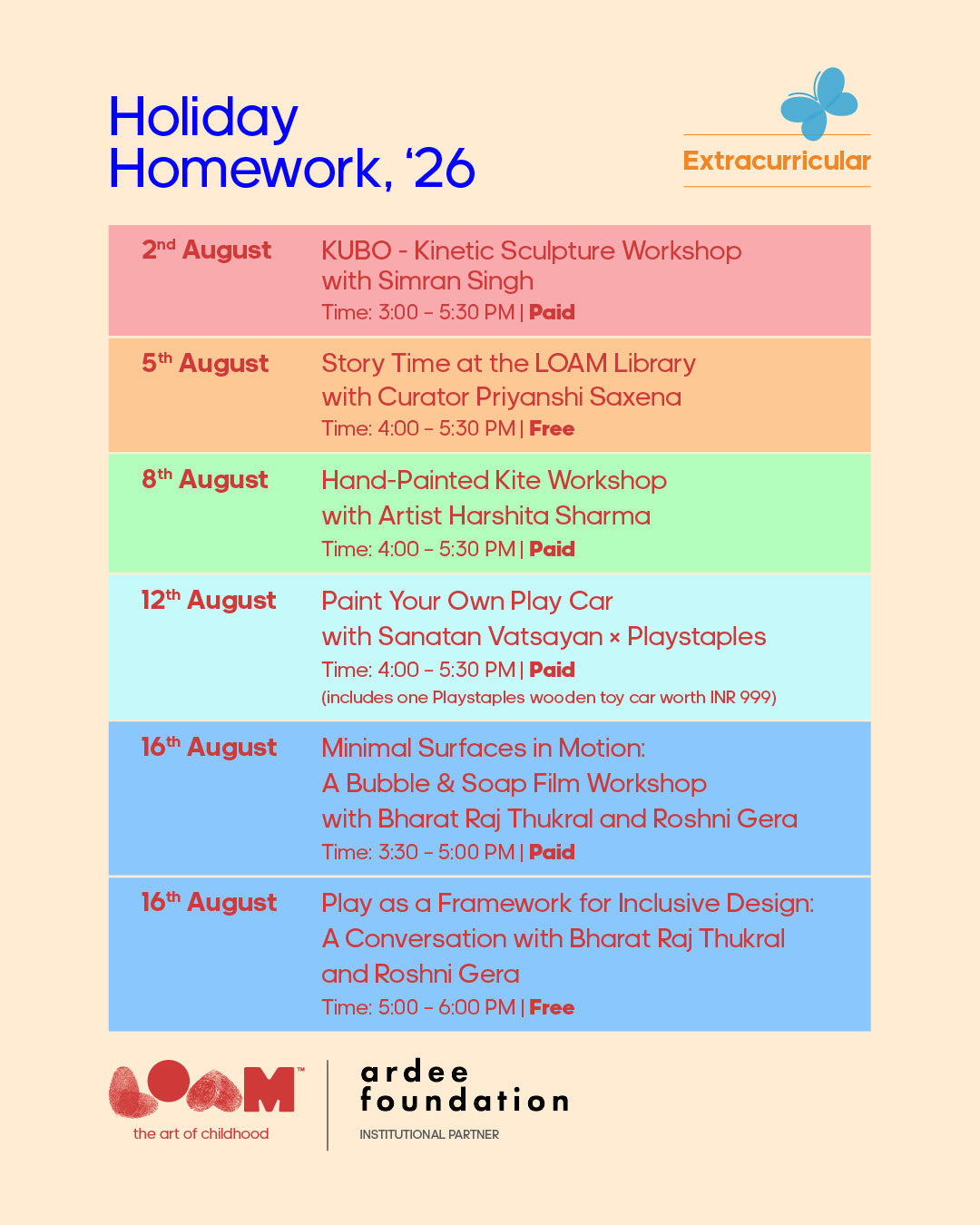 Holiday Homework
