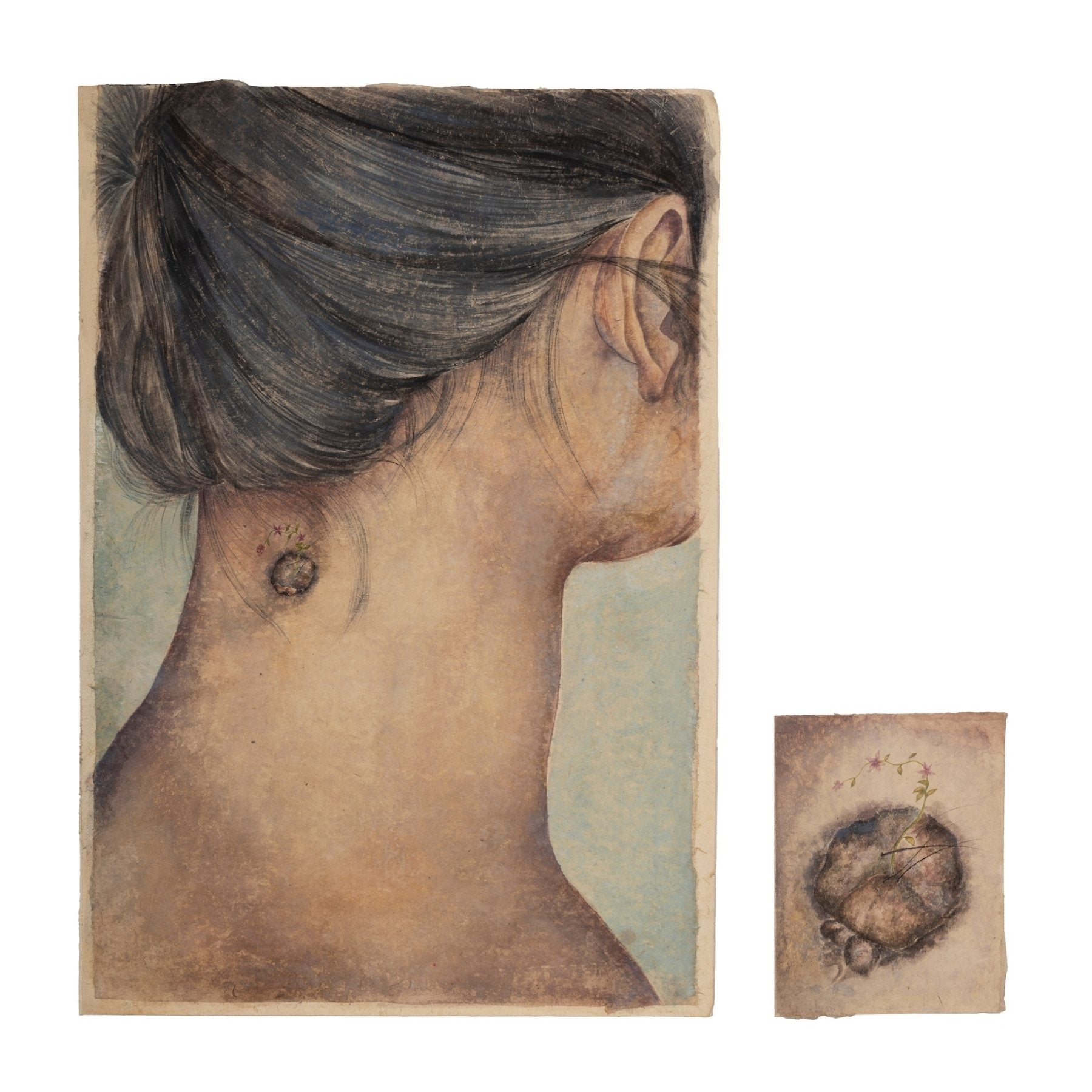 Rebirth (Diptych) by Mitali Das