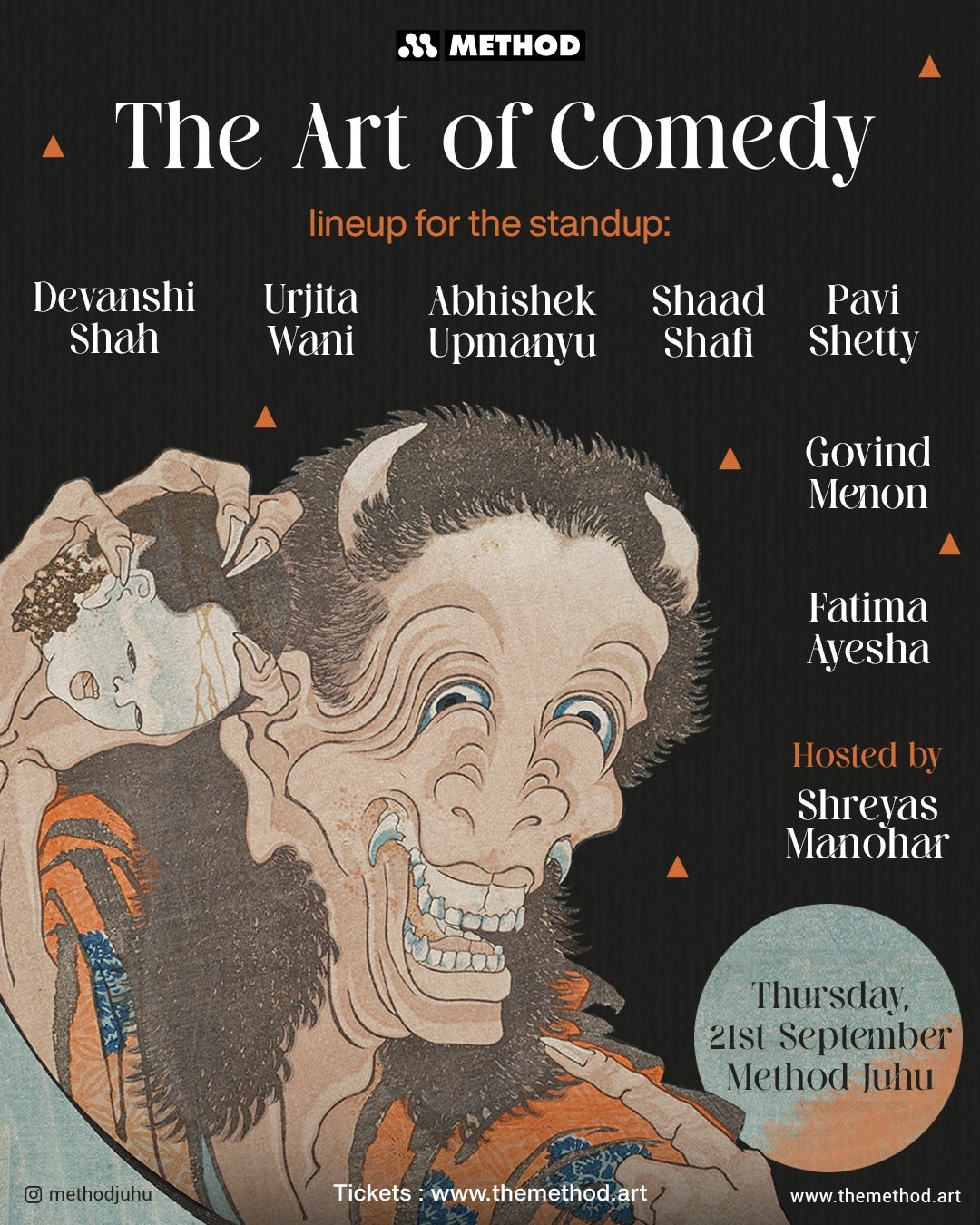 The Art of Comedy 02 | Thu, 21st Sept | Method Juhu