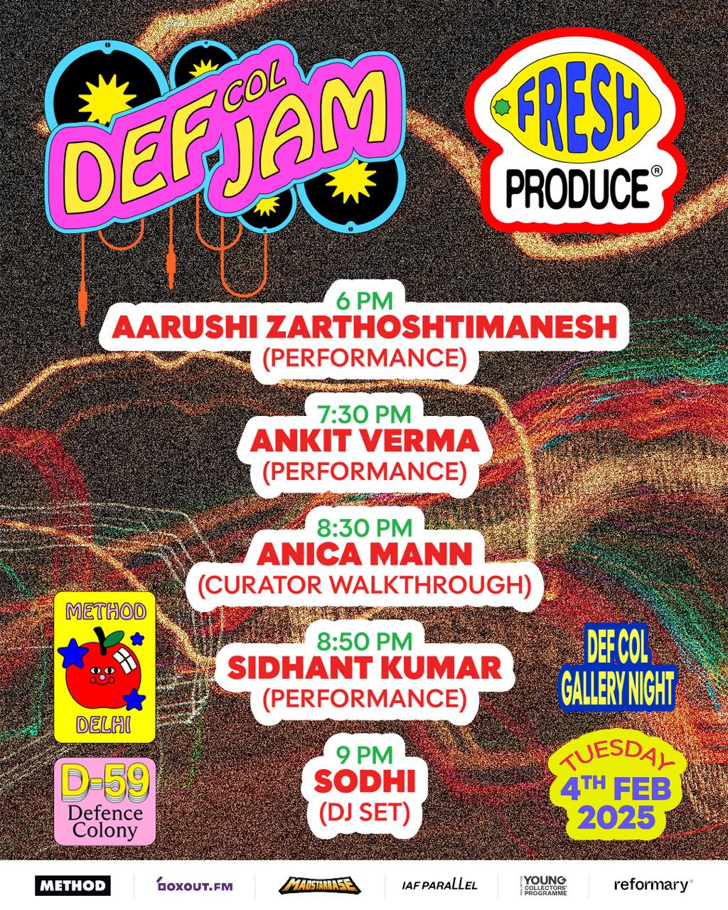 Def Col Jam | Performance Art + Music | Method Delhi | 4th Feb 2025