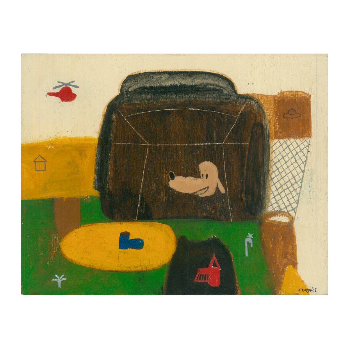 Option 1: A mountain flight; Option 2: Outer space by Vinayak Sarwankar