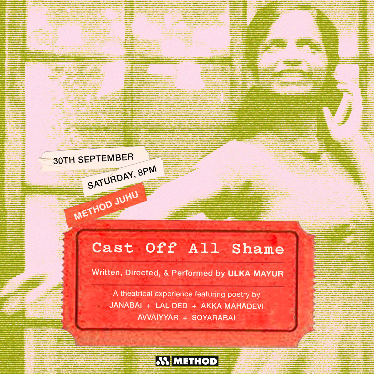 Cast Off All Shame | Theatrical Performance | 30th Sept | Method Juhu