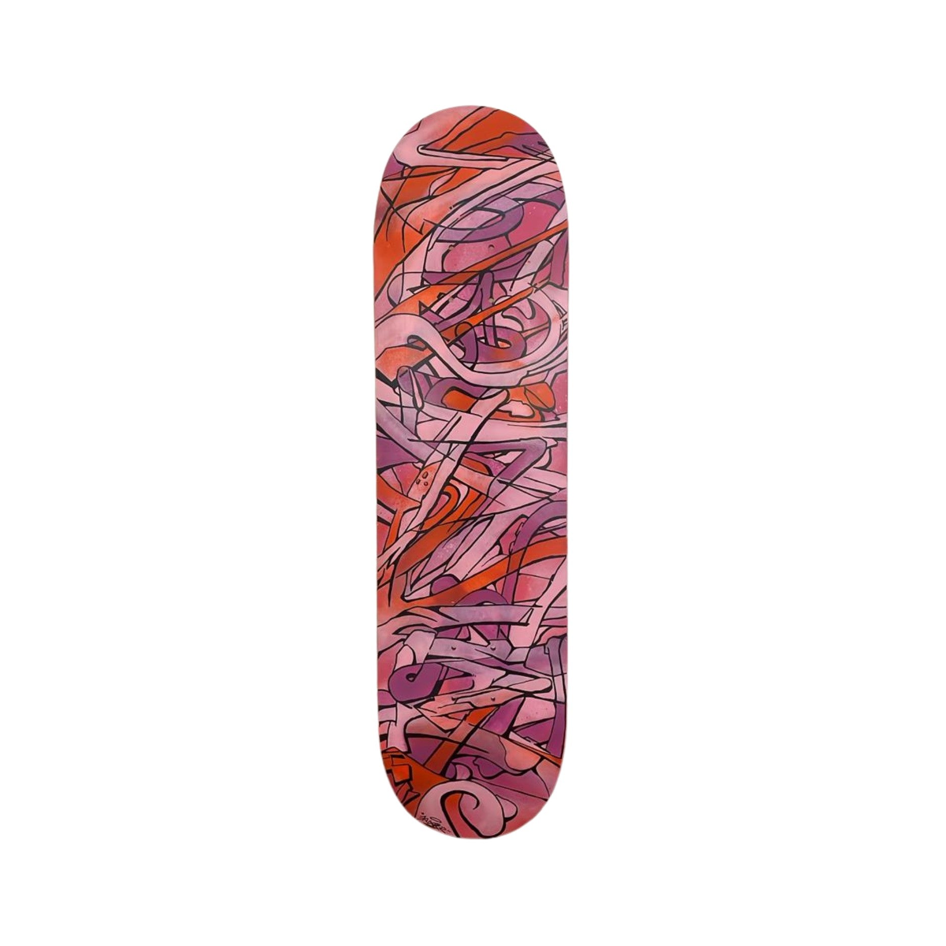 Controlled chaos (skateboard - red) by Sanatan Vatsyan