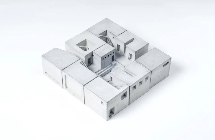 Miniature Concrete Homes (Complete set) by Material Immaterial