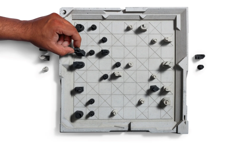 Arena - The Game of Chess by Material Immaterial