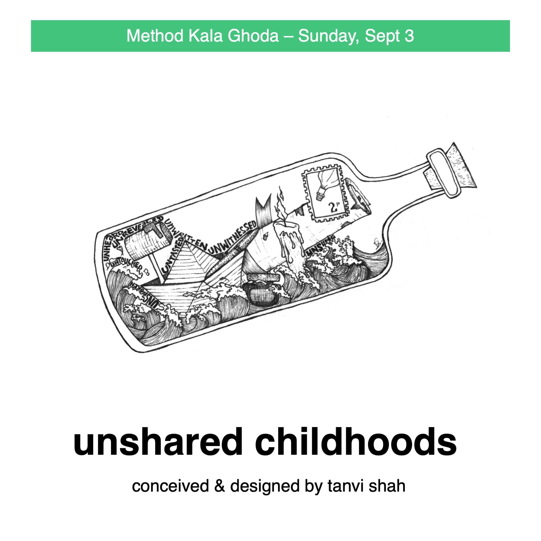 Unshared Childhoods at Method Kala Ghoda | Sun, 3 Sept
