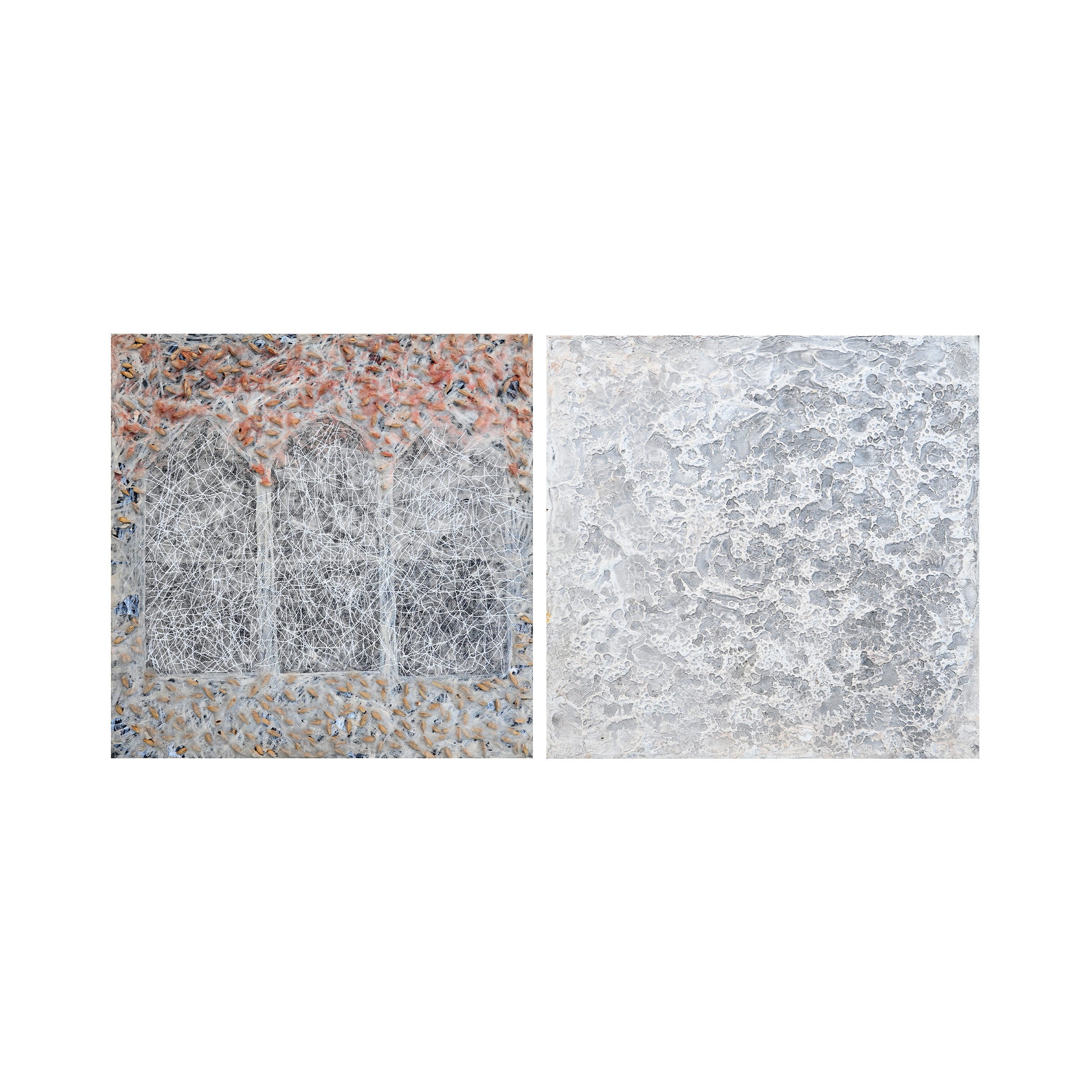 The Rhythm of Life (diptych) by Ashish Maurya