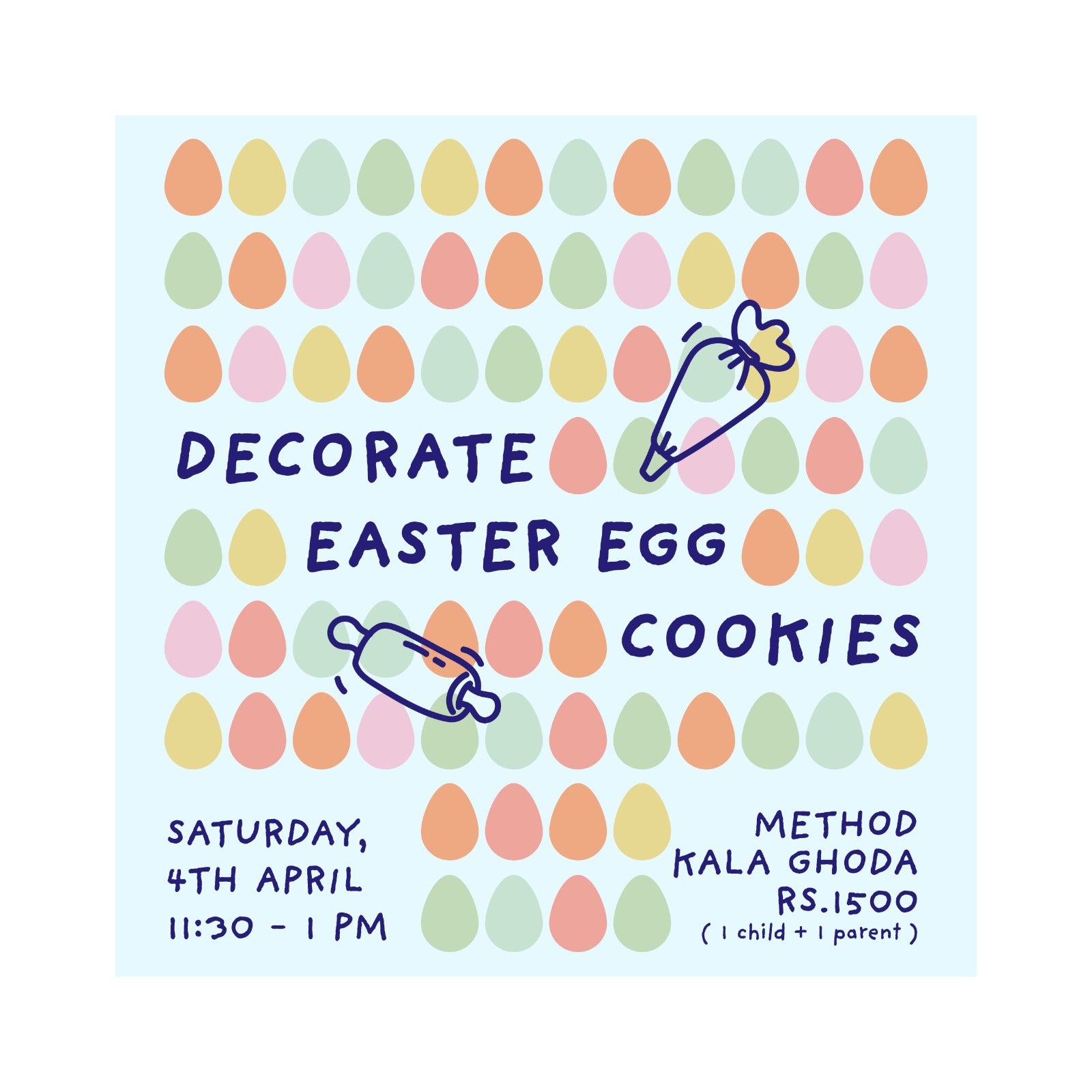 Easter Cookies | April 4th | Method Kala Ghoda