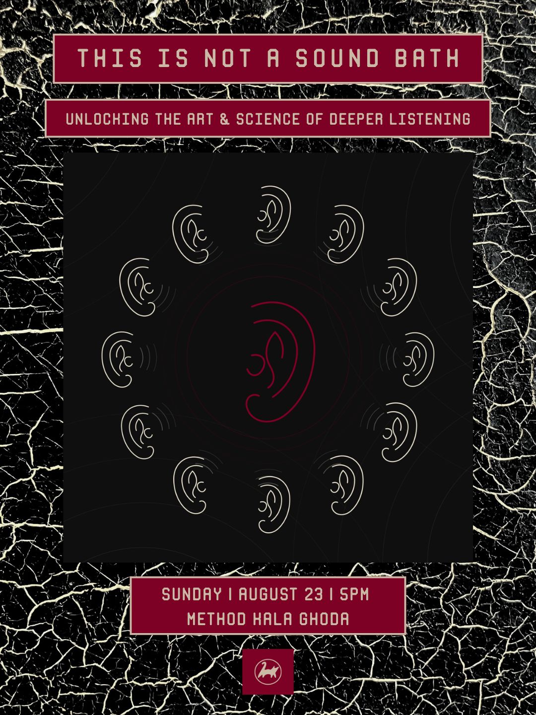This is Not a Sound Bath | Unlocking the Art & Science of Deeper Listening | Sun, Aug 23 | Method Kala Ghoda