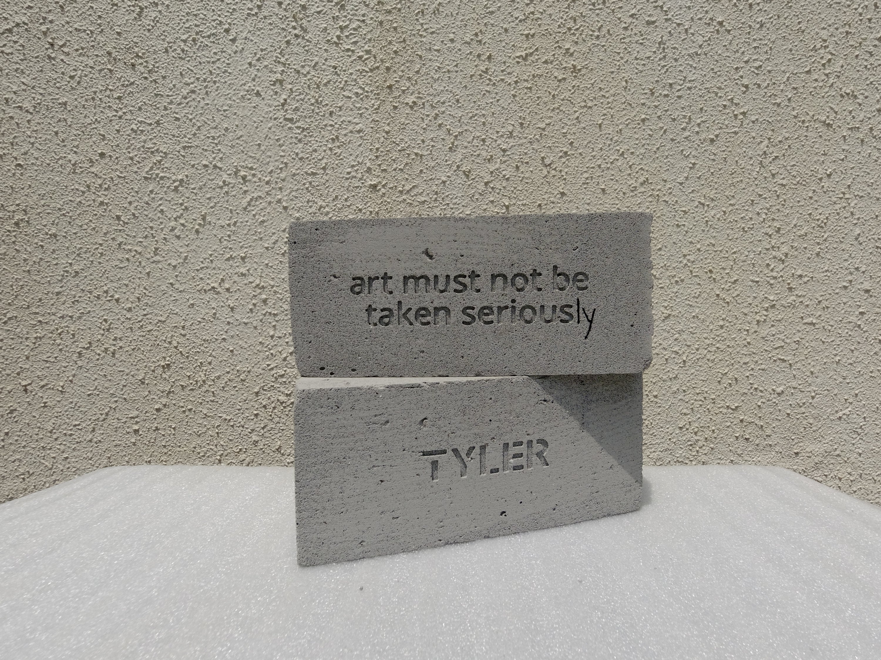 Art Must Not Be Taken Seriously | Art Brick by Tyler - Method