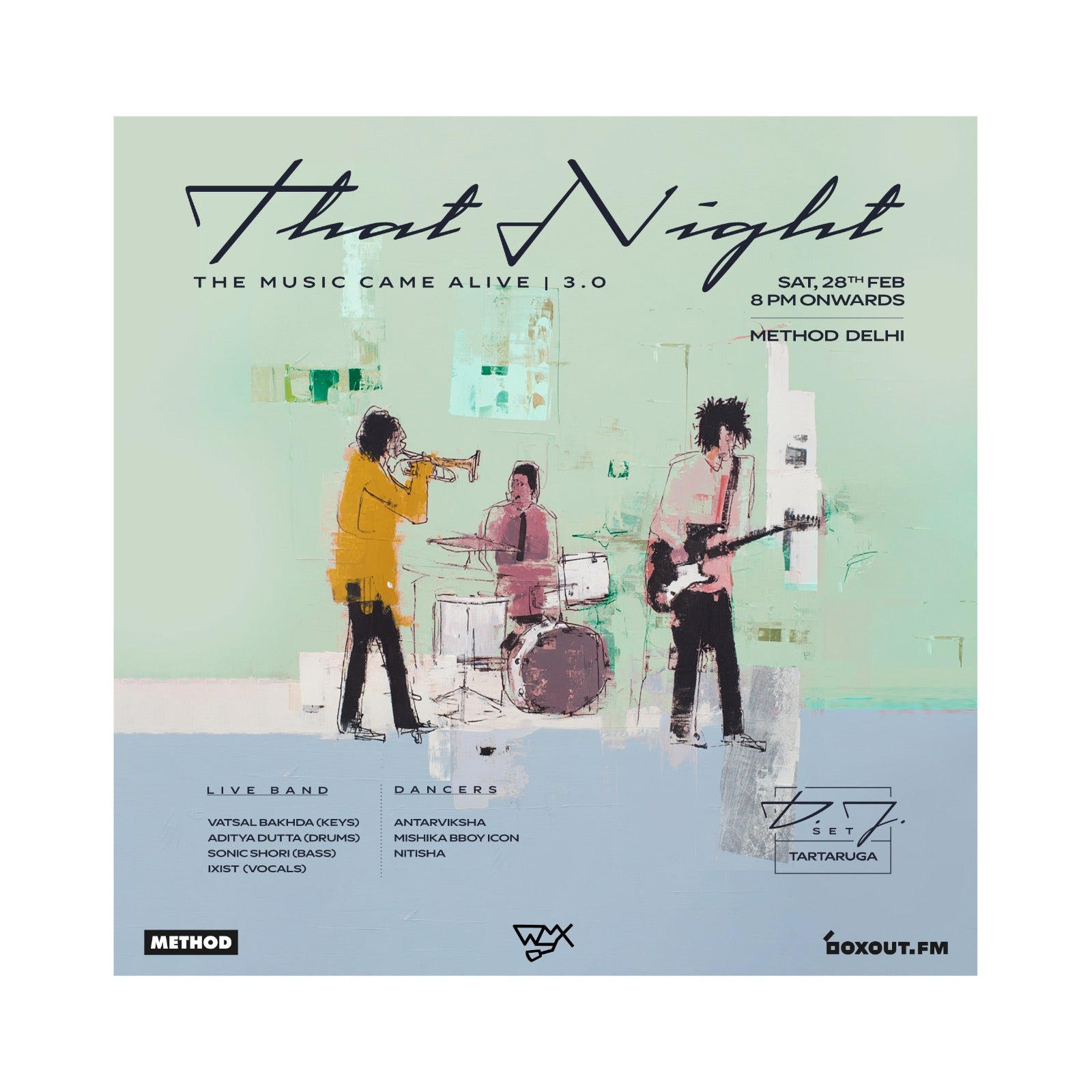 That Night | Live Band | Method Delhi | 28th Feb