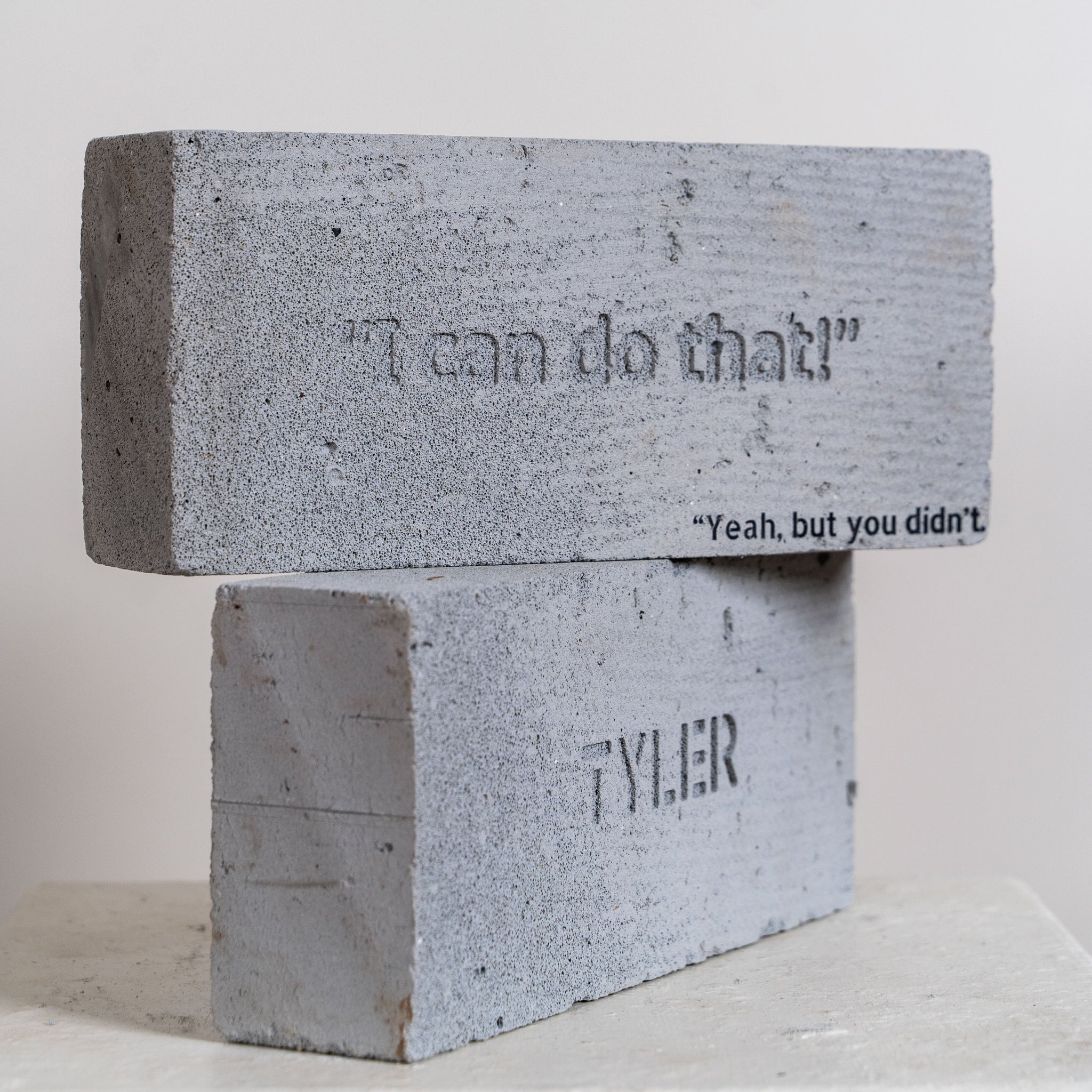 I Can Do That | Art Brick by Tyler