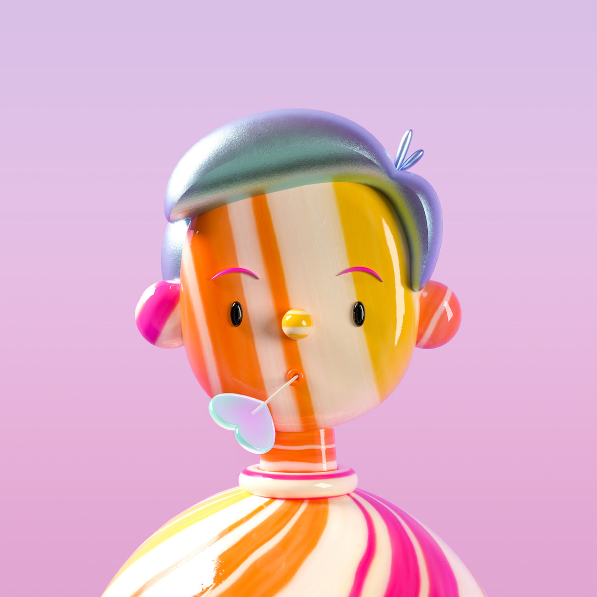 Candy Toy Face by Amrit Pal Singh