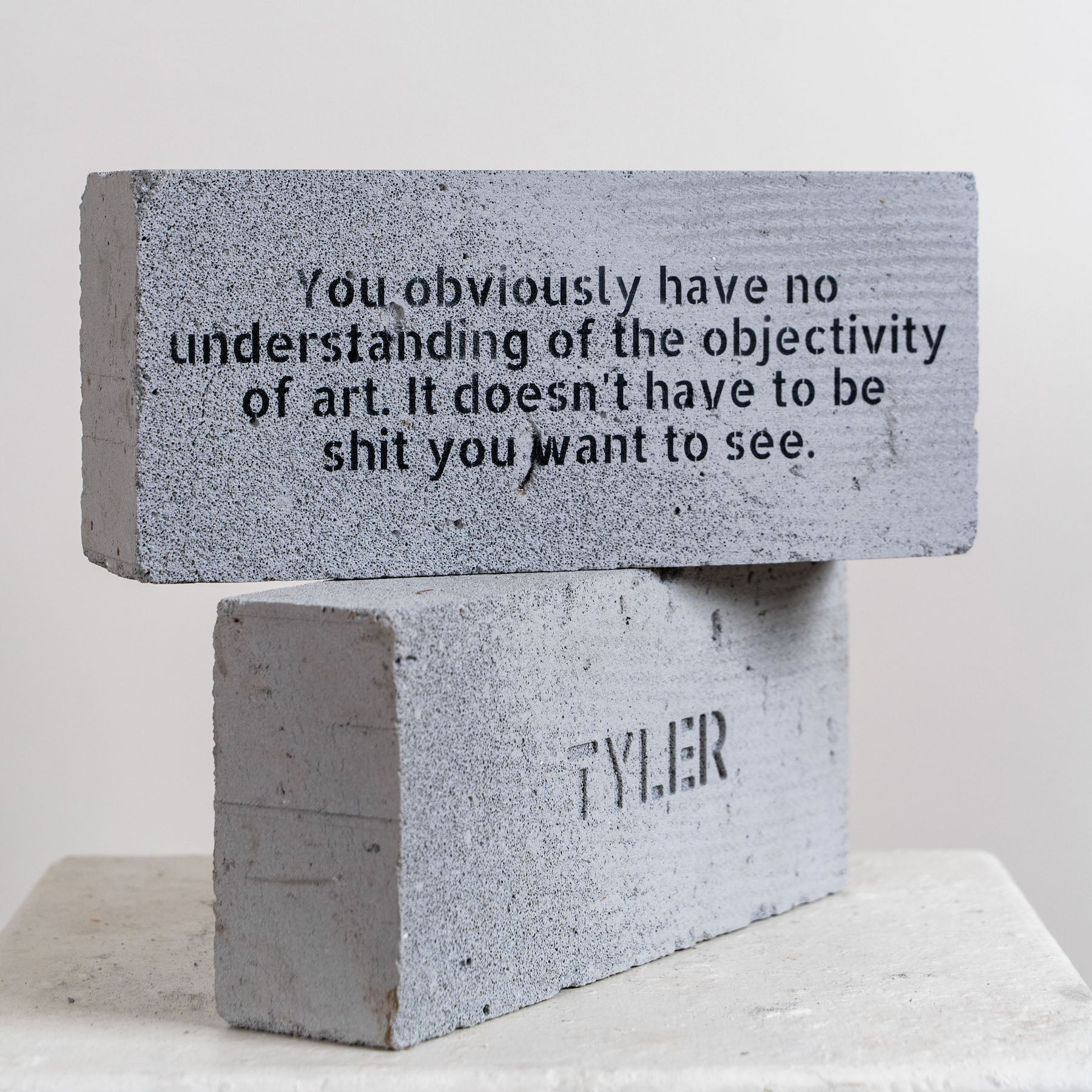 You Obviously Have No Understanding | Art Brick by Tyler - Method