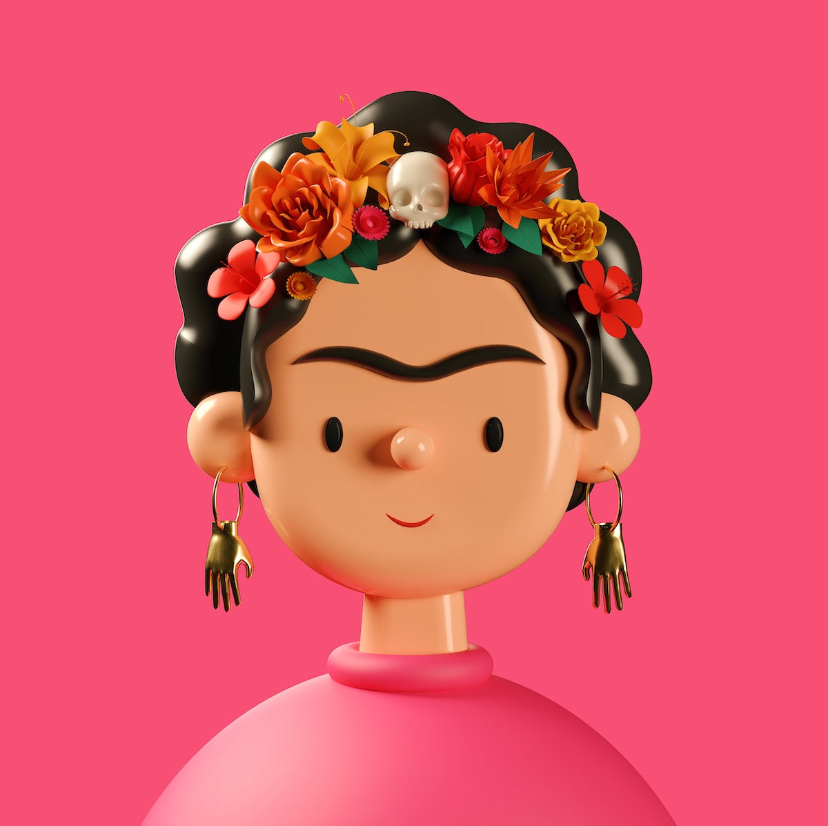 Frida Toy Face  by Amrit Pal Singh - Method