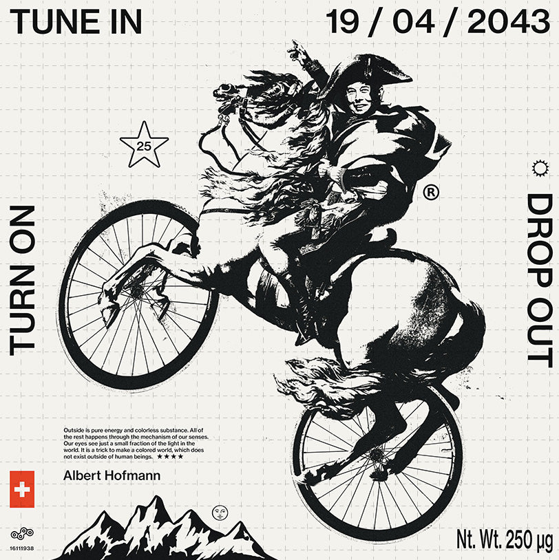 Turn On, Tune In, Drop Out by Kunel Gaur | Bicycle Day 2021