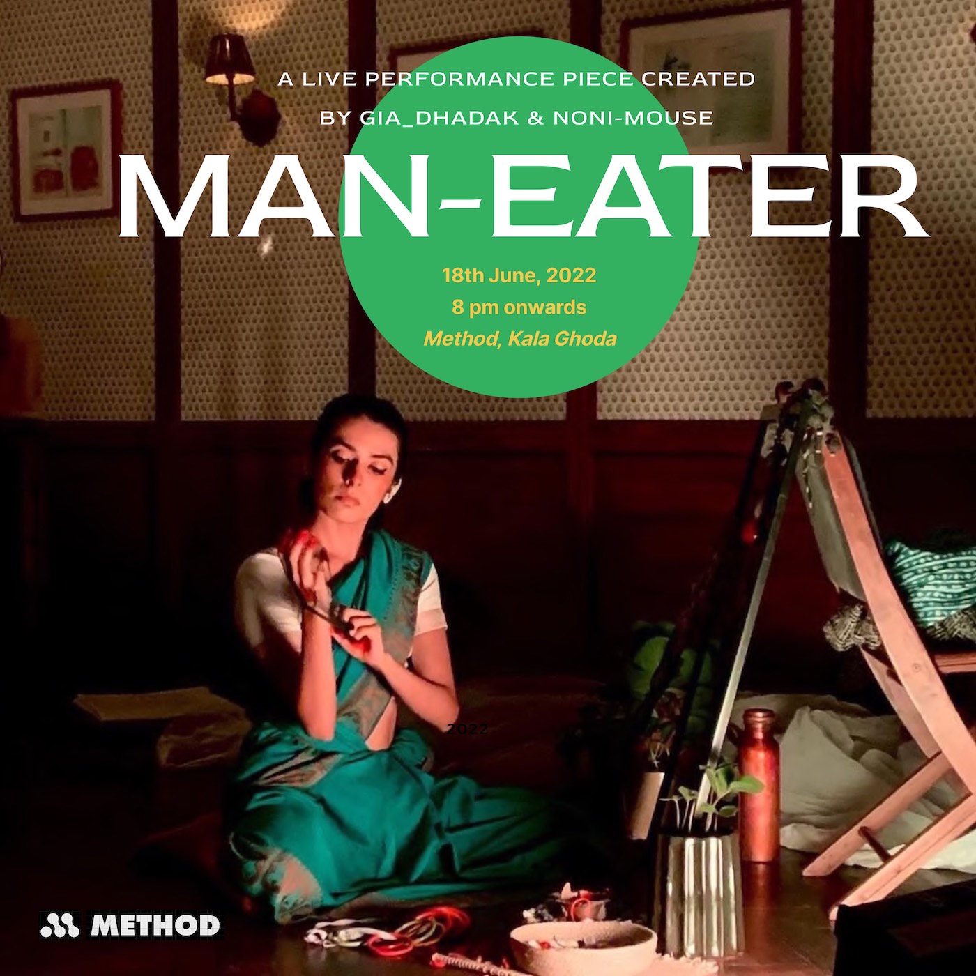 Man-Eater : A Live Performance Piece by Gia_Dhadak & Noni-Mouse - Method