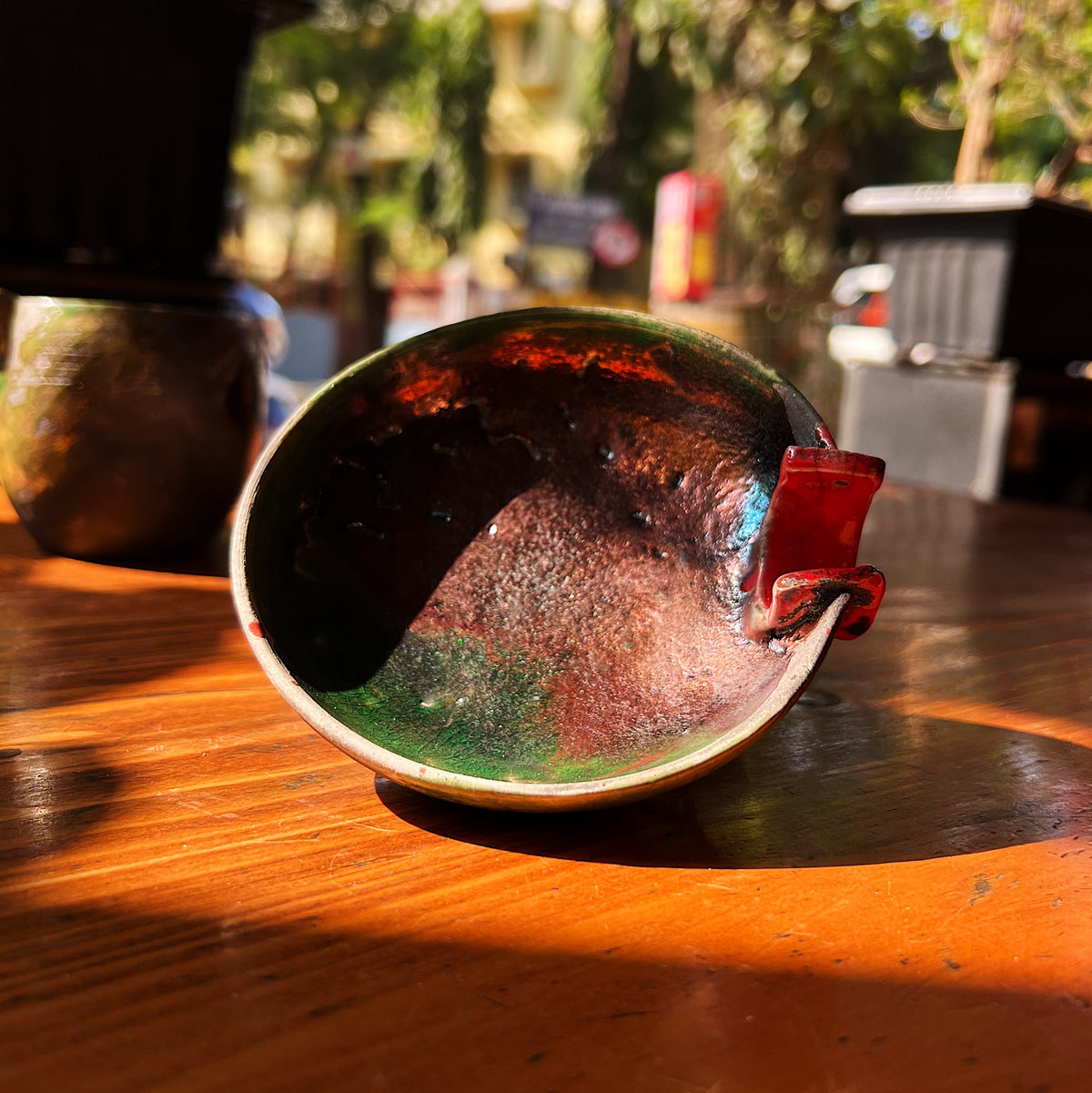 MS05 by Mihir Suvanam | Raku Fired Ashtray – Method