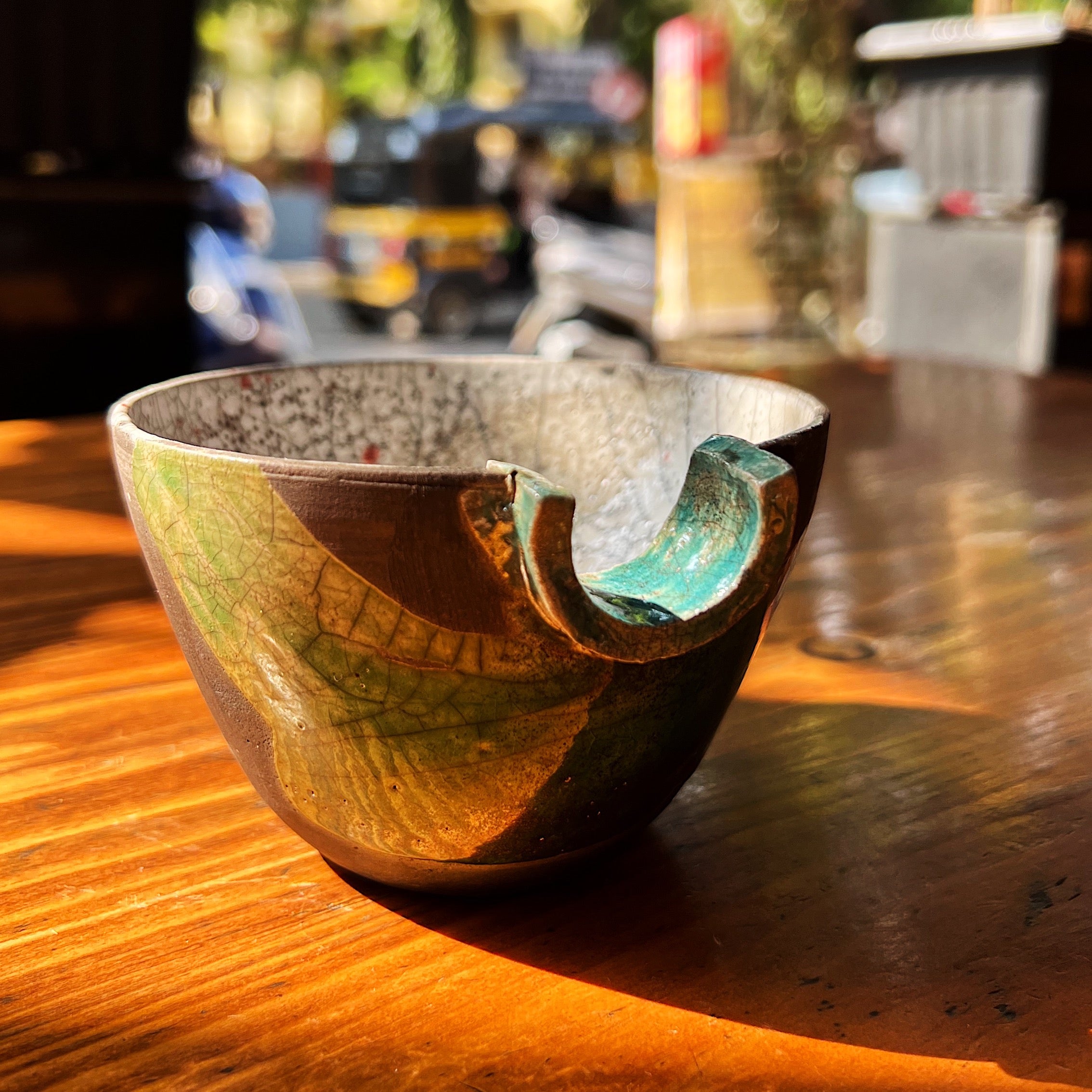 MS07 by Mihir Suvanam | Raku Fired Ashtray - Method