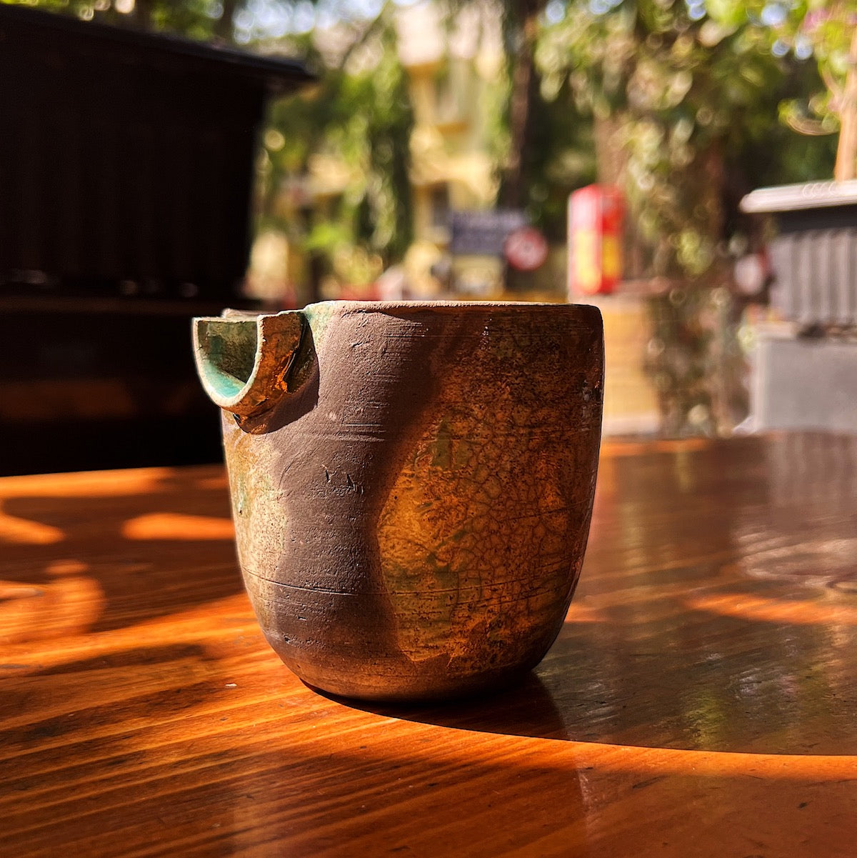 MS08 by Mihir Suvanam | Raku Fired Ashtray – Method