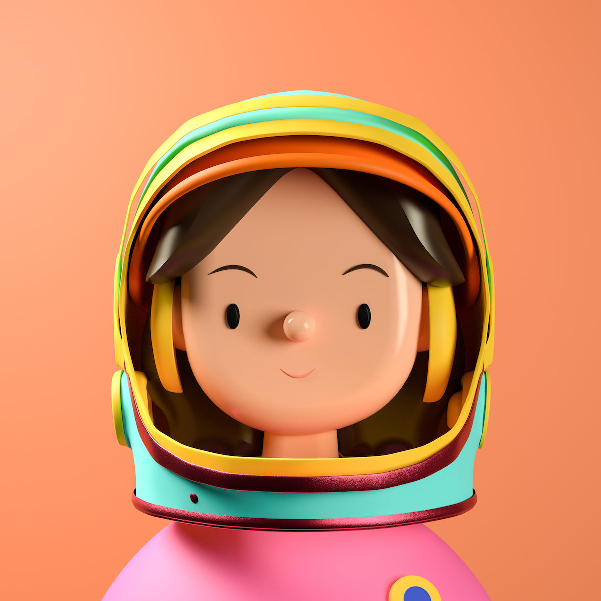 Sally Ride Toy Face  by Amrit Pal Singh