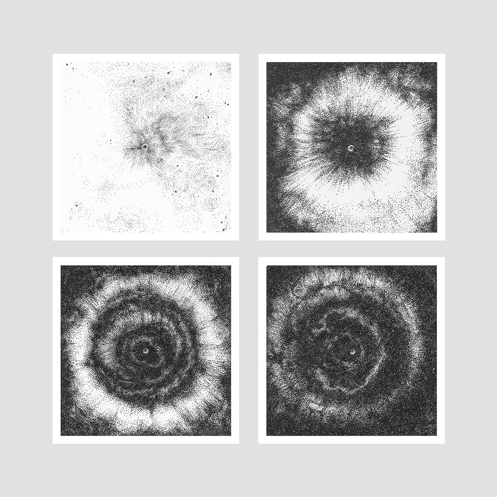 Formation Void - Creation of a Black Hole (Set of 4) by Varsha Kumar - Method