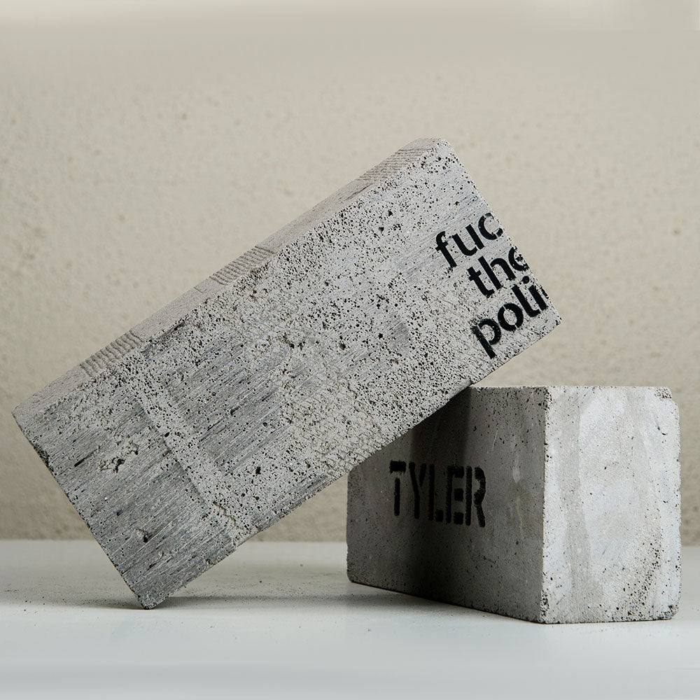 fuc th polic | Art Brick by Tyler