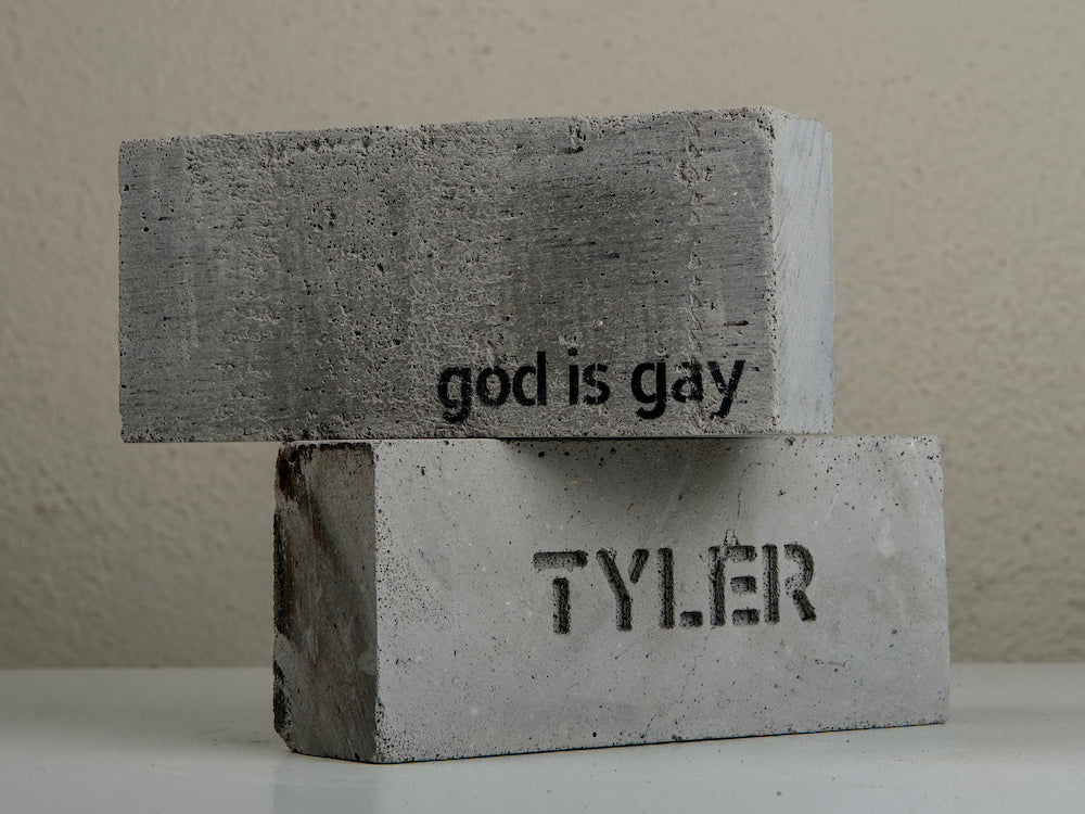 God Is Gay | Art Brick by Tyler - Method