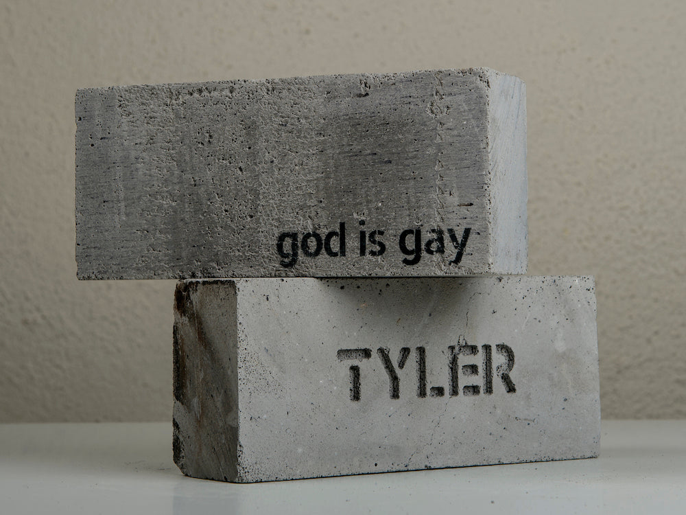 God Is Gay | Art Brick by Tyler