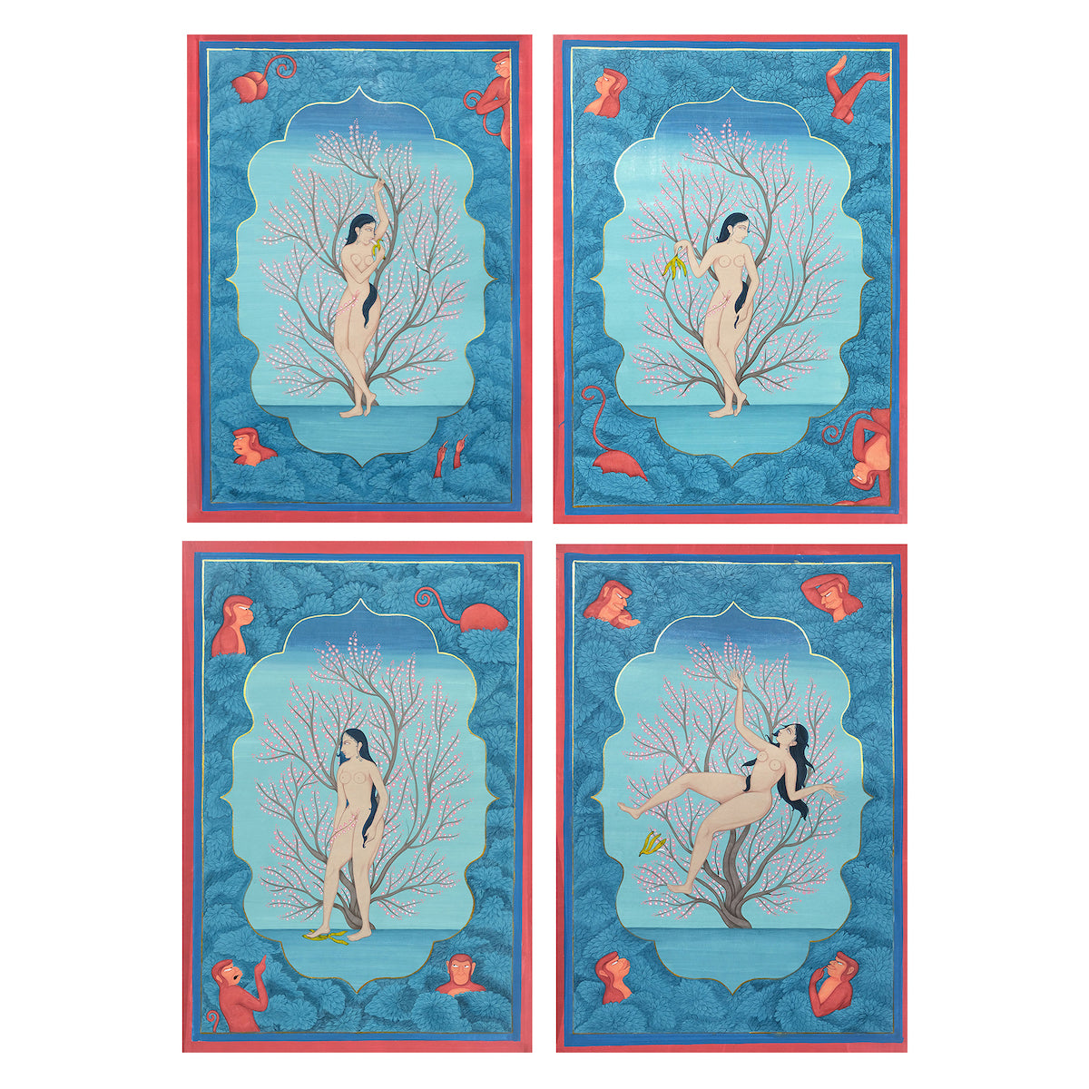 Karma Is A Bitch by Gargi Chandola | Set of 4 Works - Method