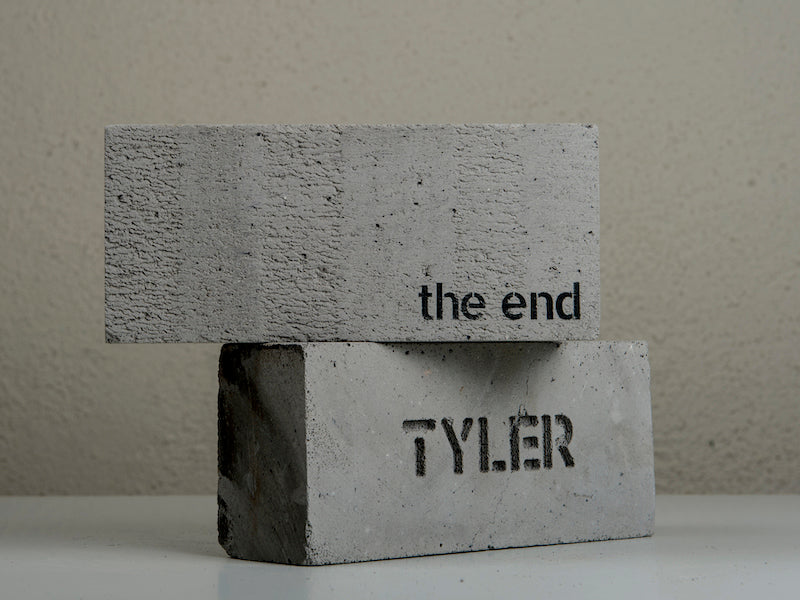 the end | Art Brick by Tyler